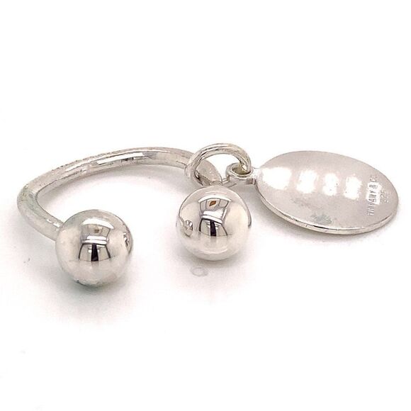 Tiffany & Co Estate Sterling Silver Keychain 9.2 Grams TIF151 - Picture 7 of 12